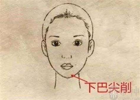 沒有下巴的女子|女人面相图解 没有下巴的面相